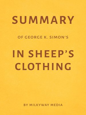 cover image of Summary of George K. Simon's In Sheep's Clothing